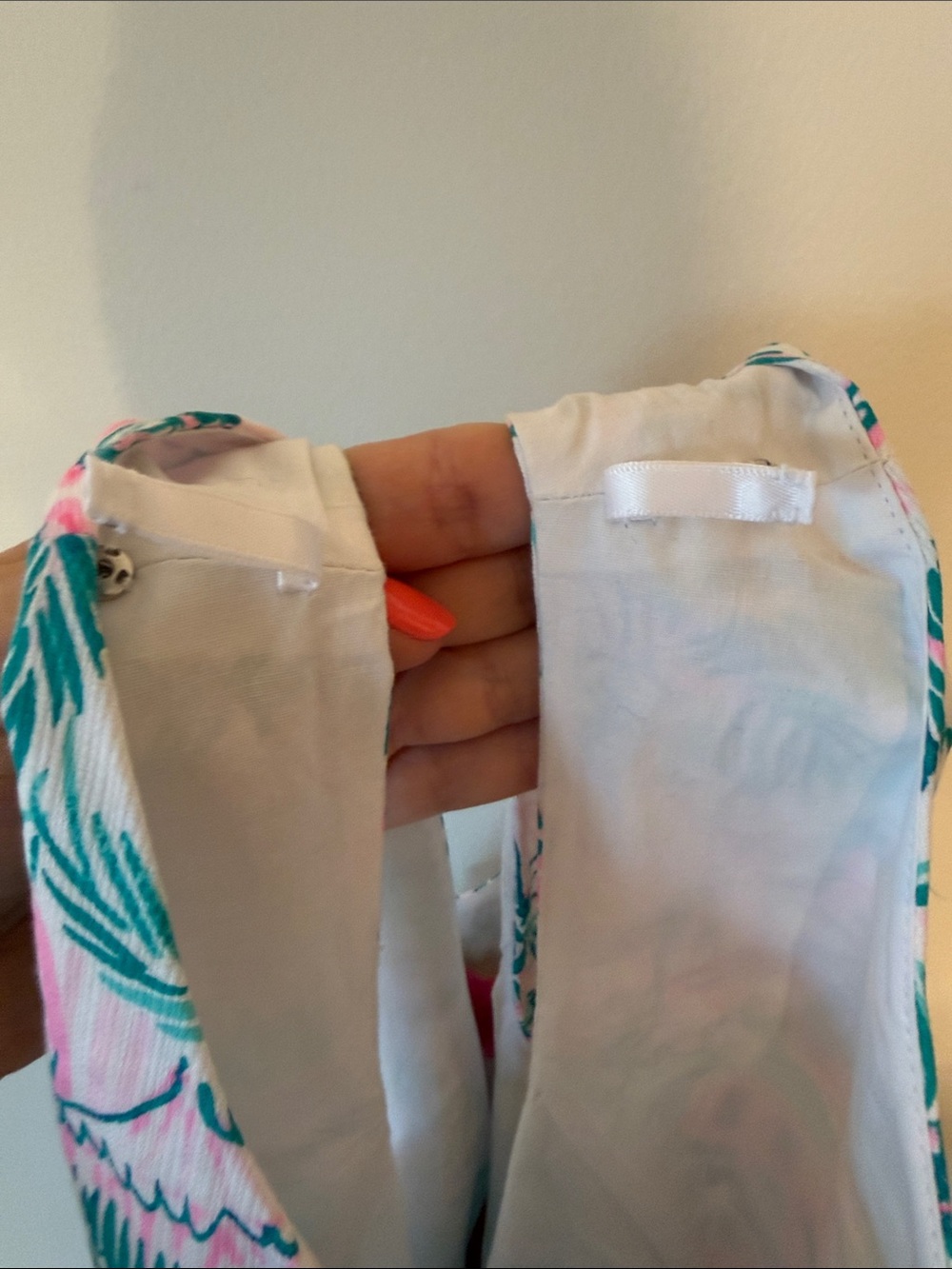 LILLY PULITZER Pink & Green Tropical Shift Dress | Sleeveless Resort Print - Picture 10 of 10